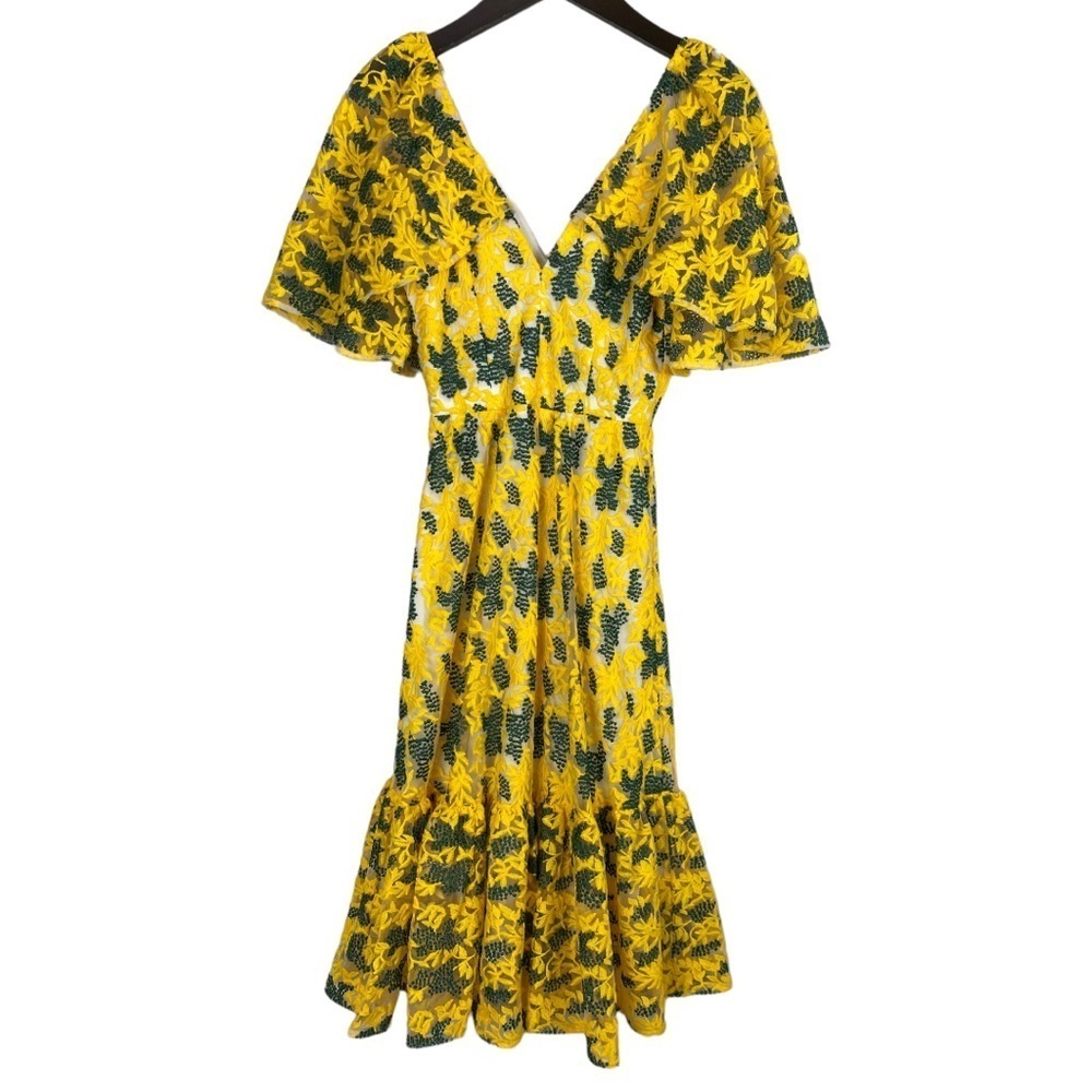 Dress the Population floral embroidered dress - NWOT